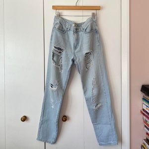 Forever 21 Ripped/Distressed Denim Jeans